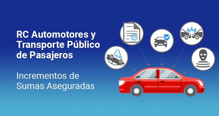 Incrementos de Sumas Aseguradas en RC Automotores y Transporte Público de Pasajeros